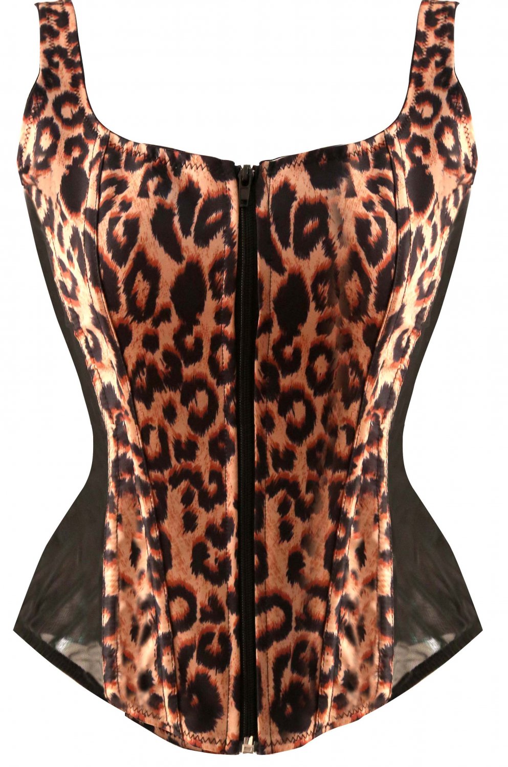 Burlesque Sexy Tights Leopard Print Corset