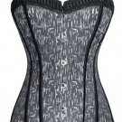 Stripy Print Hour Glass Figure Corset