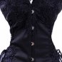 Vintage Burlesque Embroidered Corset