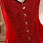 Red Sequin Burlesque Corset