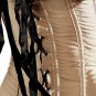 Beige Bows Strapless Corset
