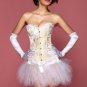 Burlesque Bows Strapless Corset