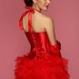 Showgirl Burlesque Halter Corset
