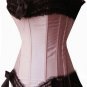 Sexy Burlesque Bridal Corset Bustier with Tulle Trims in Pink Red Purple Blue