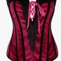 Satin Deep V Embroidered Corset
