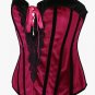 Satin Deep V Embroidered Corset
