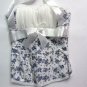 Satin Halter Neck Floral Lace Corset