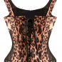 Burlesque Sexy Tights Leopard Animal Print Corset