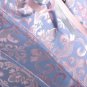 Blue Glamourous Jacquard Floral Overbust Corset Bustier