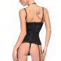 Burlesque Lace Overlay Jacquard Corset