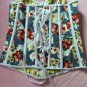 Long Line Rainbow Floral Print Reversible Corset