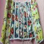 Long Line Rainbow Floral Print Reversible Corset