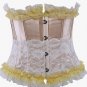 Ruffle Trim Lace Corset