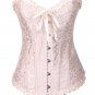 Embroidered Ruffled Trim Bustier