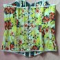 Rainbow Floral Print Reversible Corset