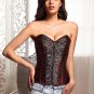 Brown Steel Boned Steampunk Style Corset