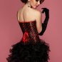 Strapless Cherry Print Corset