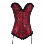 Scalloped Bust Embroidered Corset