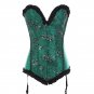 Scalloped Bust Embroidered Corset