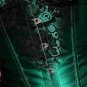 Green Classical Lace Overlay Corset