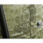 Grey Elegant Floral Print Overbust Corset Bustier