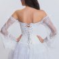 Women's Lace Sexy Corset Long Sleeves Lace Up Bustier