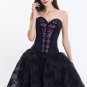 Gothic Vintage Steel Boned Embroidery Corset