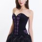 Gothic Vintage Steel Boned Embroidery Corset
