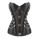 Brocade Steampunk Gothic Punk Steel Boned Corset