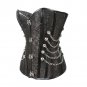 Brocade Steampunk Gothic Punk Steel Boned Corset