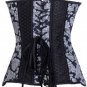 Floral Print Strapless Corset