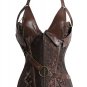 PU Steampunk Overbust Corset