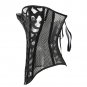 Sexy Black Full Mesh Overbust Corset