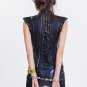 Faux Leather Punk Corset with Halter