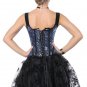 Overbust Vintage Corset With Shoulder Straps