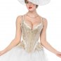 Overbust Vintage Corset With Shoulder Straps