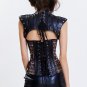 Sexy Steampunk Overbust Corset with Tippet