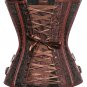 Retro Goth Brocade Streampunk Noble Buckled Corsets Bustiers Top