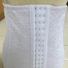 White Floral Embroidered Lace Corset