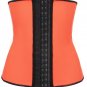 Orange Latex Workout Underbust Corset