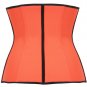 Orange Latex Workout Underbust Corset
