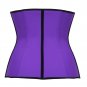 Purple Latex Workout Underbust Corset