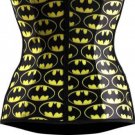 Latex Waist Trainer Smile Print Corset