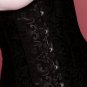 Plus Size Brocade Floral Underbust Corset