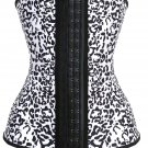 Sexy Steel Bone Latex Leopard Patterns Underbust Corset