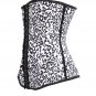 Sexy Steel Bone Latex Leopard Patterns Underbust Corset