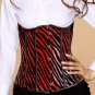 Strapless Zebra Stripe Underbust Corset