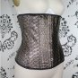 Stamped Stars PVC Leather Underbust Corset