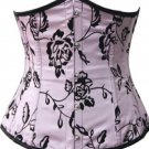 Sexy Satin Underbust Corset Bustier