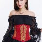 Women's Embroidery Waist Trainer Corset for Weight Loss Tummy Control